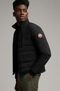 Chamarras Canada Goose Hombre Outlet - Lodge Chaqueta De Plumas Negros ZJ6341875
